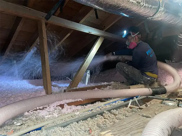 Blow in insulation